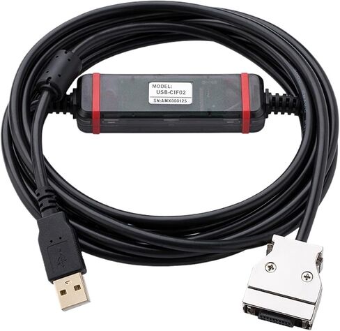 محول USB-CIF02 CQM1-CIF02 لـ CPM1/CPM1A/CPM2A/CPM2AH/C200HS/C200HX/HG/HE CQM1 خط برمجة سلسلة برمجة (CQM1-CIF02) in Saudi Arabia