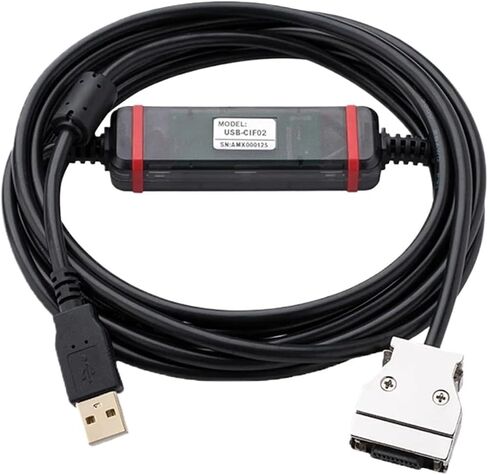 محول USB-CIF02 CQM1-CIF02 لـ CPM1/CPM1A/CPM2A/CPM2AH/C200HS/C200HX/HG/HE CQM1 خط برمجة سلسلة برمجة (CQM1-CIF02) in Saudi Arabia