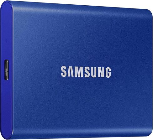 Samsung MU-PC2T0H T7 2TB SSD ، USB 3.2 Gen2 ، Blue (2 pack) in Saudi Arabia