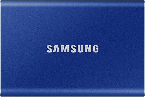 Samsung MU-PC2T0H T7 2TB SSD ، USB 3.2 Gen2 ، Blue (2 pack) in Saudi Arabia