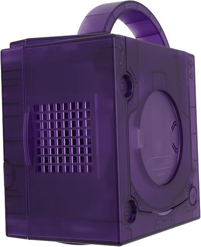 Replacement Shell for NGC GC Game Console, Comaptible with DOL 001 and DOL101 Consoles, for Standard Size Discs (Transparent Morado) in Saudi Arabia