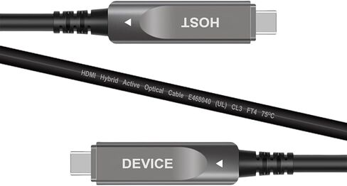 131 قدمًا/40M كبل بيانات USB C الألياف الضوئية ، 10 جيجابت في الثانية من المسافات الطويلة نقل بيانات USB 3.1 C إلى C ، من أجل VR ، الكاميرا ، الكمبيوتر ، الكمبيوتر المحمول ، كاميرا الويب ، الطابعة ، كاميرا الويب إلخ. in Kuwait
