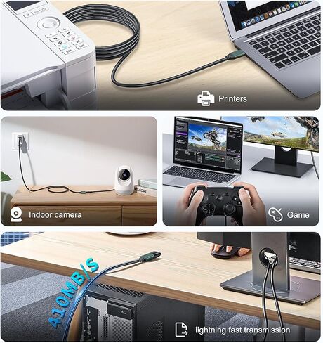 كبل تمديد kumiho 50ft USB 3.0 مع شرائح التمديد إشارة الداعم من النوع A من الذكور إلى أنثى من أجل PlayStation ، Xbox ، لوحة المفاتيح ، الماوس ، محرك أقراص فلاش USB ، الطابعة ، الكاميرا والمزيد in Kuwait
