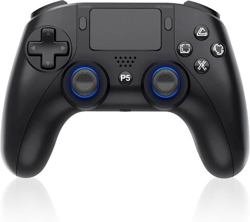 ESSILX Wireless Controller for PS5, Compatible with PS5 Pro, PC, Turbo Function, 6 Axis Gyro Sensor, Dual Vibration, Black. in Saudi Arabia