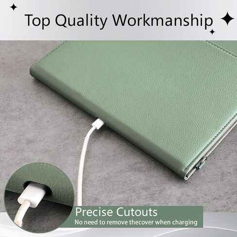 حافظة E NET-CASE لجهاز Kindle Scribe الجيل الثالث 2025 مقاس 11 بوصة، Kindle Scribe Colorsoft، غطاء حامل متعدد المشاهدة مع خاصية النوم/الاستيقاظ التلقائي، حامل أقلام لجهاز Scribe 11 بوصة إصدار 2025 (بني) in Kuwait