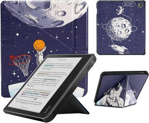 Case Compatible with Kobo Libra Colour(2024) and Kobo Libra 2(2021) e-Reader, Includes a Screen Protector - Premium PU Leather Cover with Auto Sleep/Wake in Saudi Arabia