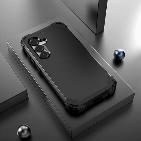 Idweel for Galaxy S25 5G Case مع واقي الشاشة ، الهجين 3 في 1 الحماية الثقيلة للخدمة الثقيلة المصد من PCER+SILOCON SILICONE SILECONE COMPLE in Saudi Arabia
