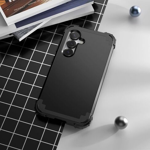 Idweel for Galaxy S25 5G Case مع واقي الشاشة ، الهجين 3 في 1 الحماية الثقيلة للخدمة الثقيلة المصد من PCER+SILOCON SILICONE SILECONE COMPLE in Saudi Arabia