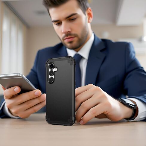 Idweel for Galaxy S25 5G Case مع واقي الشاشة ، الهجين 3 في 1 الحماية الثقيلة للخدمة الثقيلة المصد من PCER+SILOCON SILICONE SILECONE COMPLE in Saudi Arabia