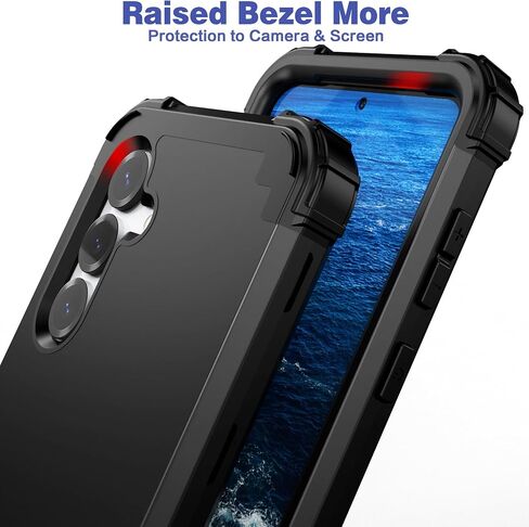 Idweel for Galaxy S25 5G Case مع واقي الشاشة ، الهجين 3 في 1 الحماية الثقيلة للخدمة الثقيلة المصد من PCER+SILOCON SILICONE SILECONE COMPLE in Saudi Arabia