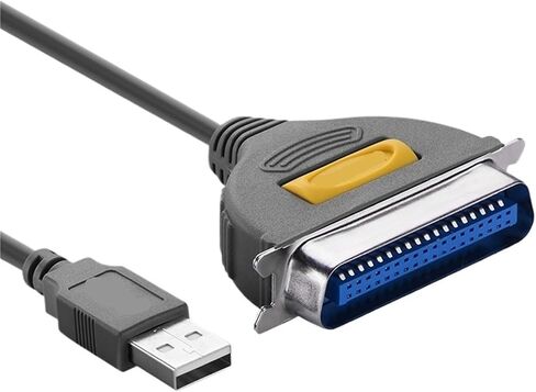USB 2.0 to DB25 CN36 Parallel Printer Cable Computer IEEE1284 25Pin 36Pin Printer Extending Cable(1M,USB to CN36) in Saudi Arabia