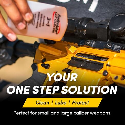 3-in-1 CLP Gun Oil, Lubricates & Preserves All Types of Firearms, Military-Grade Gun Cleaner, Revolutionary Gun Cleaning Kit Must-Have, 4 oz Bottle with Twist Cap - Radcolube in Saudi Arabia