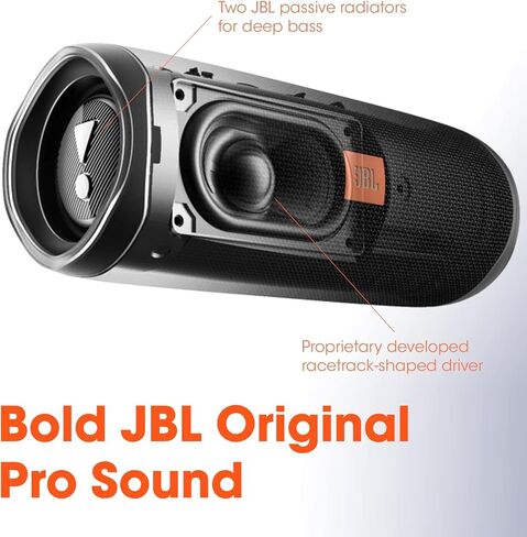 JBL Flip 5 Waterproof Portable Wireless Bluetooth Speaker Bundle with 2-Port USB Wall Charger - Red in Saudi Arabia
