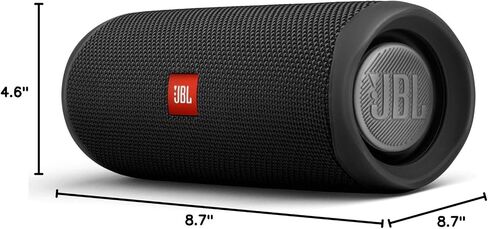 JBL Flip 5 Waterproof Portable Wireless Bluetooth Speaker Bundle with 2-Port USB Wall Charger - Red in Saudi Arabia