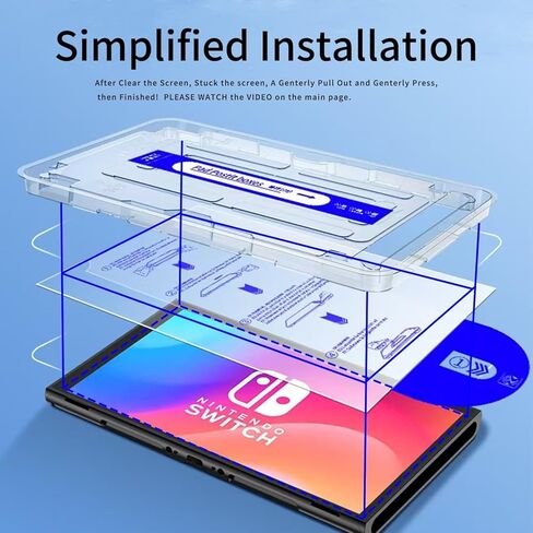 متوافق مع فيلم Nintendo Switch 2 حامي الشاشة ، تغطية ناعمة كاملة ناعمة كاملة TPU واضحة ، مضادة للطفولة ، عالي الوضوح ، مضاد للخدش للمفتاح 2 7.9 "في 2025 in Kuwait