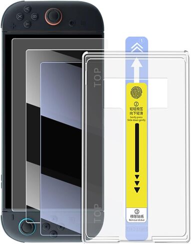 Compatible with Nintendo Switch 2 Screen Protector Film, Flexible Soft Full Coverage Clear Thin TPU Film,Anti-Bubble,High Definition,Anti Scratch for Switch 2 7.9" in 2025 in Kuwait