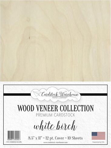Cherry Wood Veneer Cardstock Paper from Cardstock Warehouse 12 x 12 inch - .012 inch thick - 10 Sheets in Saudi Arabia