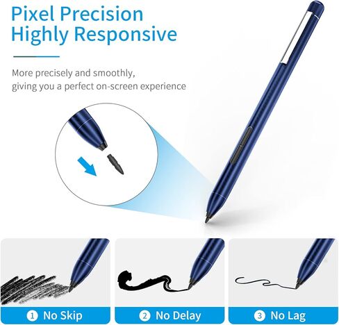 Active Pen for Dell Inspiron 5400/5406/5410/7300/7306/7405/7500/5485/5482/5490/5491/7390/7391/7590/7586/7386/5485, Latitude 3120/7220/3390 (Check Compatible List Before Purchase) in Saudi Arabia