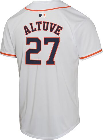 OuterStuff Jose Altuve Houston Astros MLB Kids Youth 8-20 White Home Player Jersey in Saudi Arabia