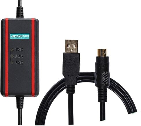 USB-SC09-FX Adapter Suitable for FX Series SC-09 Programming Cable FX0N FX1N FX2N FX0S FX1S FX3U FX3G(2017updated Version) in Saudi Arabia