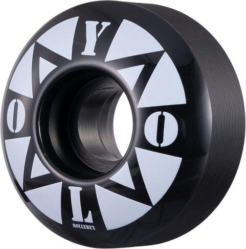 YOLO Skateboard Wheels (52 mm) (92A) (4-Pack with Bearings, Spacers and Washers) in Saudi Arabia