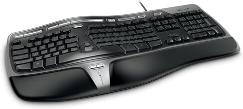 Microsoft Wired Natural Elgonomic Keyboard 4000 ، التجزئة in Saudi Arabia