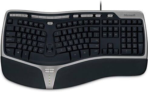 Microsoft Wired Natural Elgonomic Keyboard 4000 ، التجزئة in Saudi Arabia