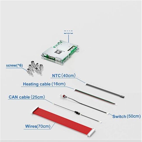 3S 4S 5S 6S 7S 8S مع RS485 1-2A 12V-24V توازن نشط لـ LIFEPO4 LI-ION LTO PACK 300A (B2A8S30P) in Saudi Arabia