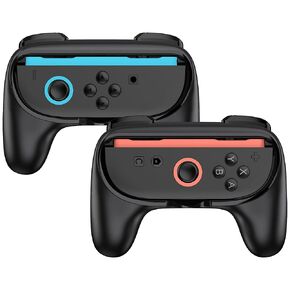Grip Handheld Accessory for Switch 2 (2025), Grips Compatible with Nintendo Switch 2 Joy-Con, Wear-Resistant Handle Kit Compatible with Switch Joy Cons Controllers, 2 Pack