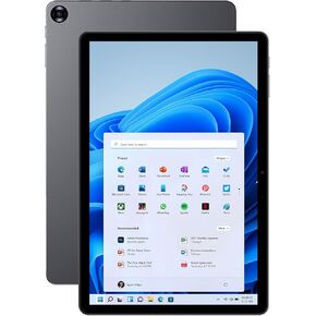 10.1" Window 11 Pro Tablet PC 12GB RAM 256GB SSD, Intel Core m3 Processor (up to 3.4 GHz), HD Touchscreen, BT5.0 WiFi 5, Type-C, Micro HDMI, Dual Webcam, Space Gray (Keyboard Sold Separately)
