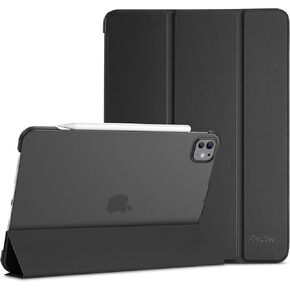 ProCase Smart Case for iPad Pro 11 Inch (M4) 2024 (Model: A2836/A2837/A3006), Slim Folio Stand Hard Back Shell Protective Tablet Cover for iPad Pro 11" 5th Generation 2024 -Black