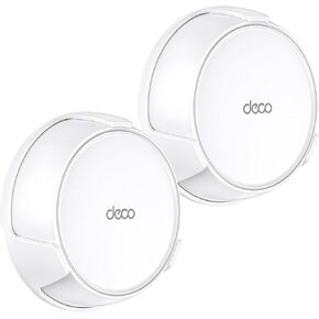 QUIDDITY WiFi 7 Wall Mount Kit for TP Link Deco BE23/BE25/BE3600/BE5000 – Secure Wall Mount Bracket for WiFi 7 Mesh Router, Hidden Cable Wi-Fi Mesh Holder, Space-Saving Mount for Home Mesh (1 Pack)