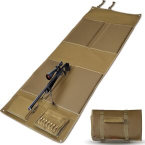 Tactical Shooting Mat, Extra Large Hunting Shooting Mats Prone Padded Roll Up Portable Waterproof Hunting Mats Accessories Non-Slip Durable Shooting Rest for Shooters Range Rifle