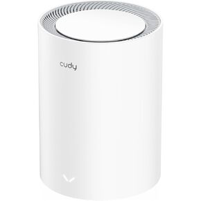 Cudy Dual Band BE3600 WiFi 7 Wi-Fi Mesh System, 3.6 Gbps 160 Mhz, Coverage up to 2500 Sq.ft, 3 Gigabit Ports, Multi-VPN Compatible, Cudy APP Control(M3600 1-Pack)