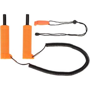 Retractable Ice Picks Kit Comfortable Grip Incisive Tip Ice Awls with Whistle for Fishing Skating Emergency