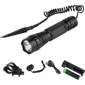 Cajun Bowfishing Picatinny Style Bowfishing Light - 1200 Lumens Performance, Waterproof, and Easily Mountable with Rechargeable Batteries and Pressure Switch