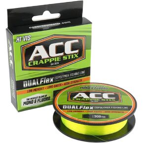 ACC Crappie Stix DUALFlex Copolymer Monofilament Fishing Line 8lb 300yd...