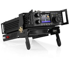[with Bracket Holder Fan] Xiegu G90 HF Radio 20W SSB/CW/AM/FM SDR Structure with Built-in Auto Antenna Tuner