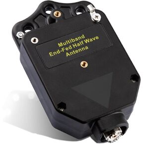 Upgraded 150W HF End Fed Antenna 1-30MHz,1:64 Balun Shortwave Radio Half-Wave Antenna CW FM AM FT4 FT8 SSB 4 Band 8 Band