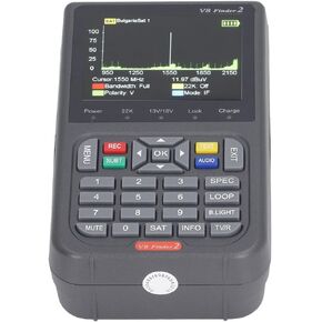 Multi Functions Satellite Finder with Loop Search Spectrum Analyzer MPEG 2 MPEG 4 Standards for DVB Signal Receivers
