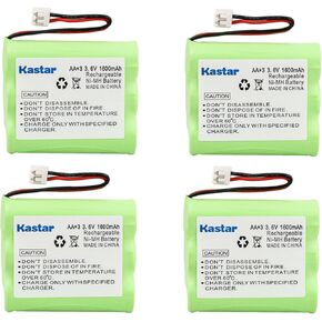 Kastar 4-Pack Battery Replacement for S60525, 5805, 5854, 5864, 5872, 5874, 5876, 5877, 5879, Southwestern Bell S60525, Classic Princess MA300, MA303, MA350, MA351, MA352, MA354, MA354, MA356