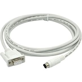 OP320-FX for MD204L OP320 OP320-A TG TH Touch Panel HMI Connect FX Series Programming Cable MD204-FX(White Colour,3meter)