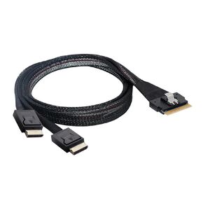 CY SFF-8654 8i 74pin PCI-E Ultraport Slimline S-AS Slim 4.0 to Oculink