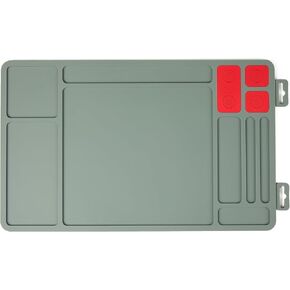 Pistol Mat Gun Mat Cleaning Mat Maintenance Pad Magnetic Organizer Parts Tray Anti-Slip Rubberized 17"x 10" (Thickness 0.28")