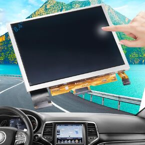 8.4" Uconnect LCD Display Touch Screen Replacement, Digitizer Screen for 2019+ Jeep Grand Cherokee Chrysler Pacifica and RAM Trucks Radio OEM Navigation System, Uconnect 4 Monitor Touchscreen