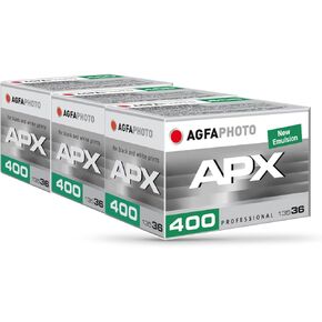 AgfaPhoto APX 400-36 Triple Pack Black/White Picture Film