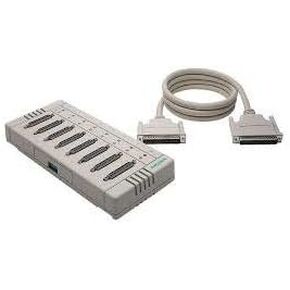 Moxa Opt 8B 8-Port Serial Connection Box, M62 to 8 x DB25 Male Connection Box with DB62 Male to DB62 Female Cable, 1.5 m