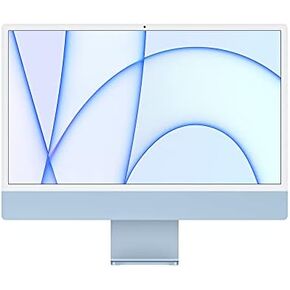 Apple 2021 iMac (24-inch, M1 chip with 8‑core CPU and 8‑core GPU, 8GB RAM, 2TB) - Blue (Renewed)