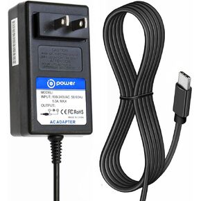 T Power 20V Type C Charger for Verilux Happylight Luxe VT43 VT53 Happy Light Therapy Lamp Model VT43WW3 VT43MB3