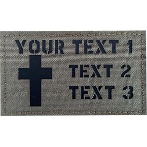 مخصص 3.5 × 2 بوصة الأشعة تحت الحمراء American American Patch Patch Tactical Call Calling Patch Patch-Fastener Backing (العلم الأمريكي)